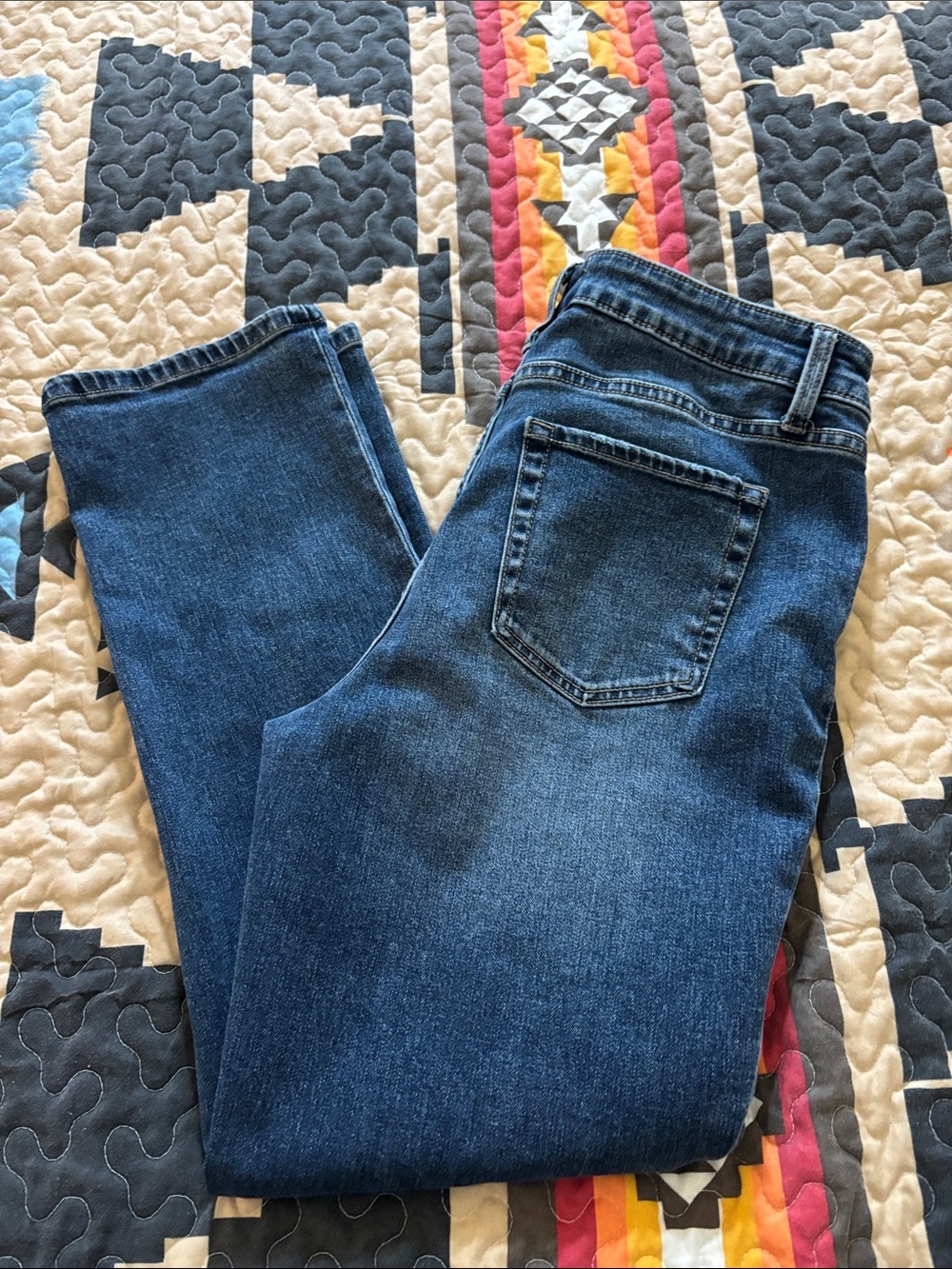 Maurices Dark Blue Ankle/Cropped Jeans